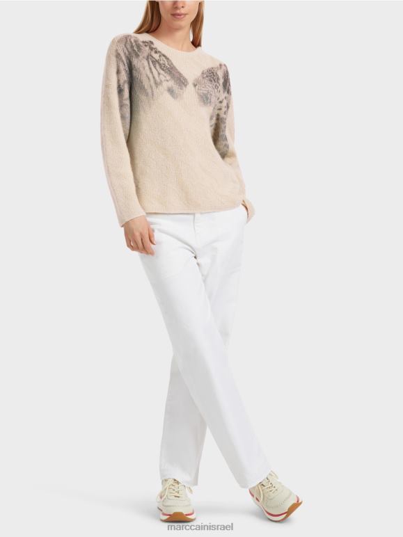 קמפרי Marc Cain סוודר 100% תוצרת גרמניה הַלבָּשָׁה 62FRR1054