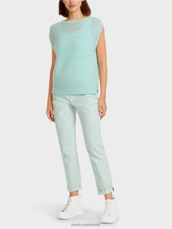 צוהר רך Marc Cain החלקה 100% תוצרת גרמניה הַלבָּשָׁה 62FRR1171