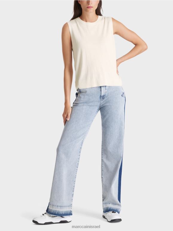 צבע קרם Marc Cain החלקה "לחשוב מחדש ביחד". הַלבָּשָׁה 62FRR1107