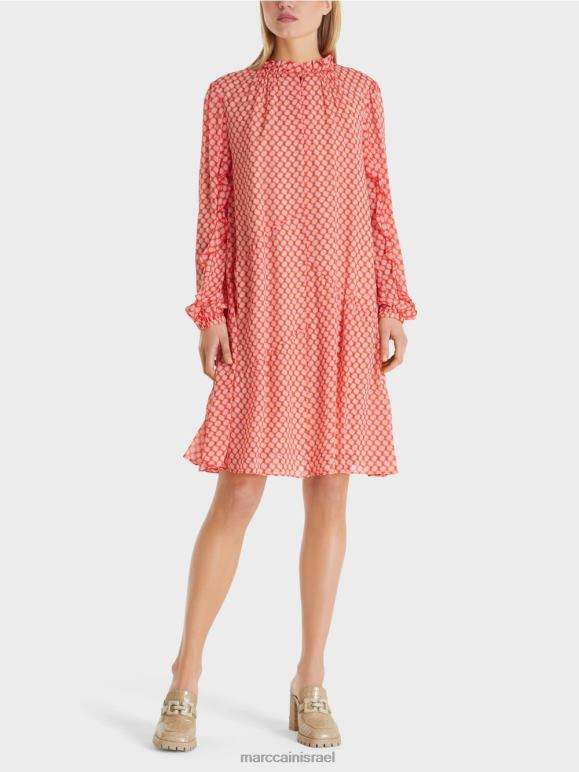 מַנדָרִינָה Marc Cain שמלת ויסקוזה הַלבָּשָׁה 62FRR111