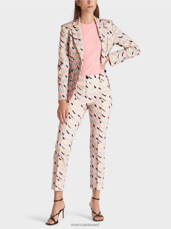 ורוד פודרה רכה Marc Cain "לחשוב מחדש ביחד" למעלה הַלבָּשָׁה 62FRR1123