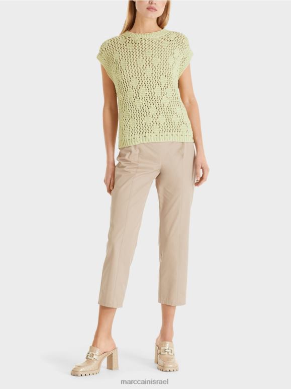 נשימה רכה Marc Cain עליונית סרוגה ללא שרוולים הַלבָּשָׁה 62FRR1162