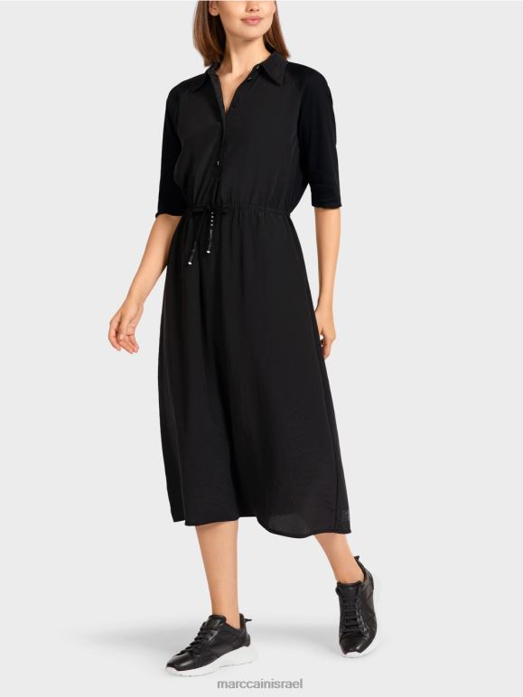 שָׁחוֹר Marc Cain להתלבש בחומרים מעורבים הַלבָּשָׁה 62FRR118