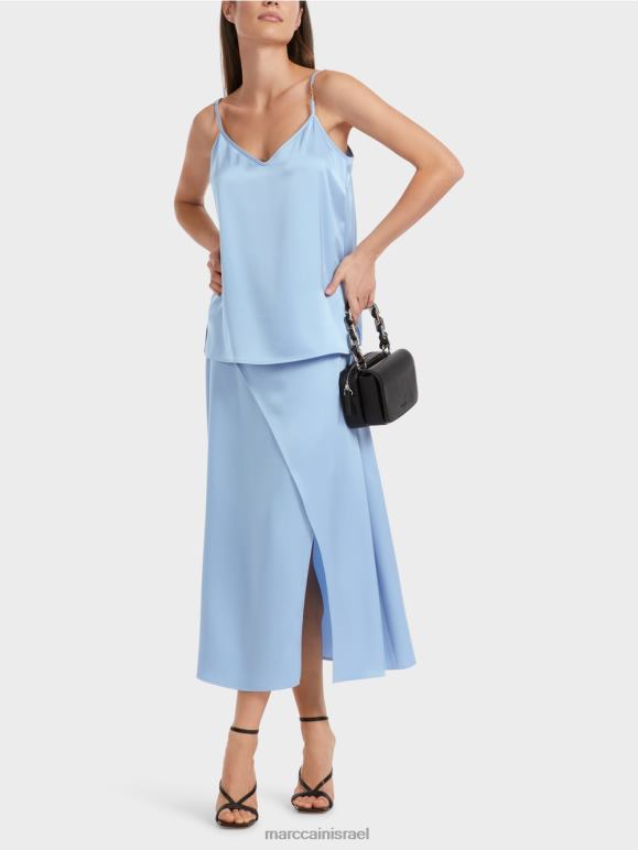 שמי קיץ כהים Marc Cain חלק עליון עם שרשרת דקה הַלבָּשָׁה 62FRR1289