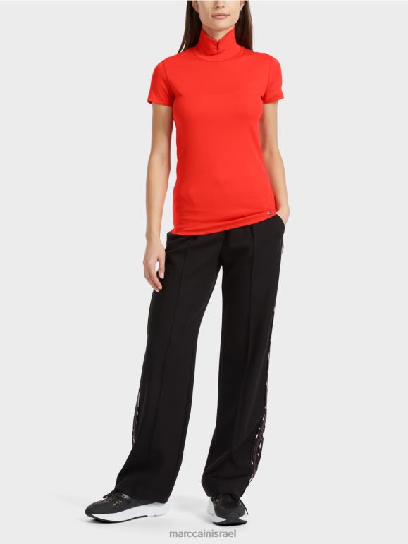 קמפרי Marc Cain חולצת טריקו עם צווארון גבוה הַלבָּשָׁה 62FRR1333