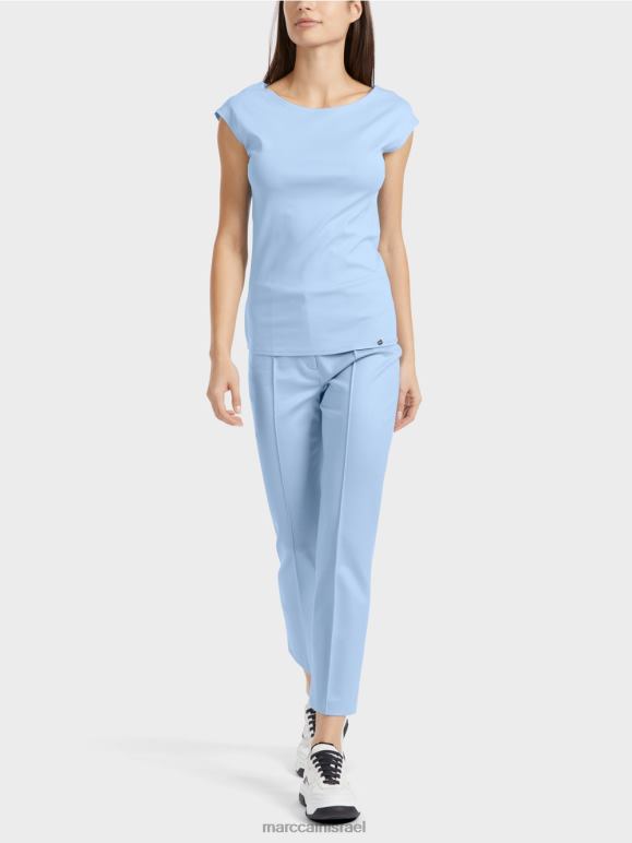 שמי קיץ כהים Marc Cain חולצה מחבקת גוף הַלבָּשָׁה 62FRR1337