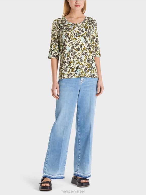 צוהר רך Marc Cain חולצה מודפסת הַלבָּשָׁה 62FRR1427