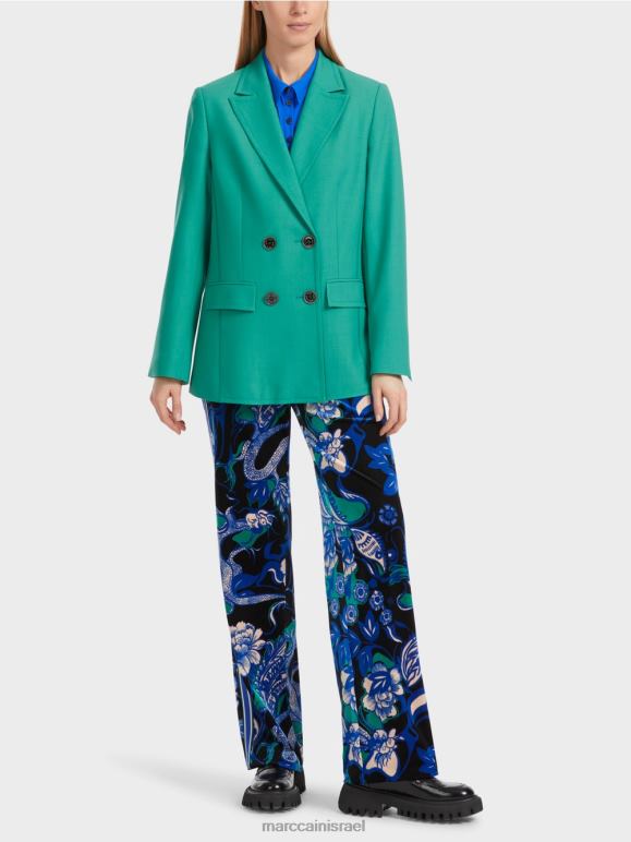 אֵימָל Marc Cain בלייזר כפול חזה הַלבָּשָׁה 62FRR149