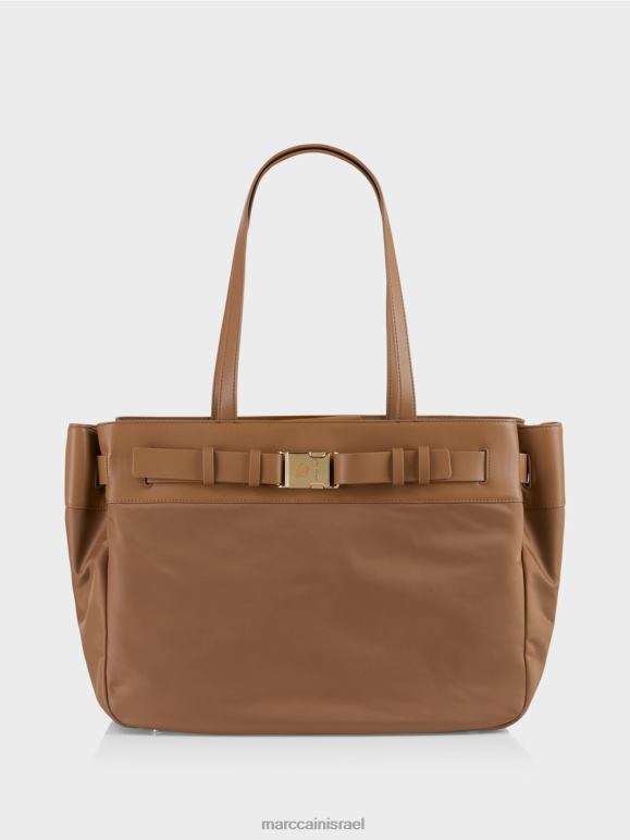 טופי בהיר Marc Cain קניית ניילון "לחשוב מחדש ביחד". אבזר 62FRR1501