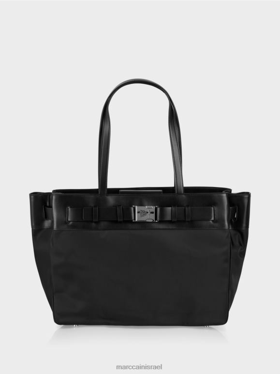 שָׁחוֹר Marc Cain קניית ניילון "לחשוב מחדש ביחד". אבזר 62FRR1514