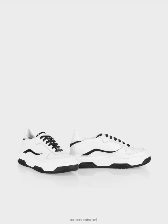 שָׁחוֹר Marc Cain נעלי ספורט עם פרטים מבריקים הַנעָלָה 62FRR1553