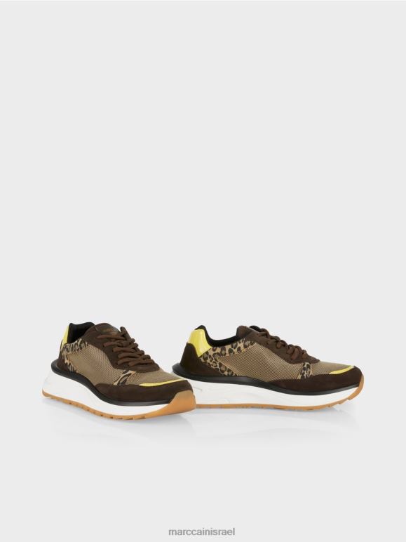 אוֹר שֶׁמֶשׁ Marc Cain להחליק נעלי ספורט עם פרטי אריה הַנעָלָה 62FRR1579