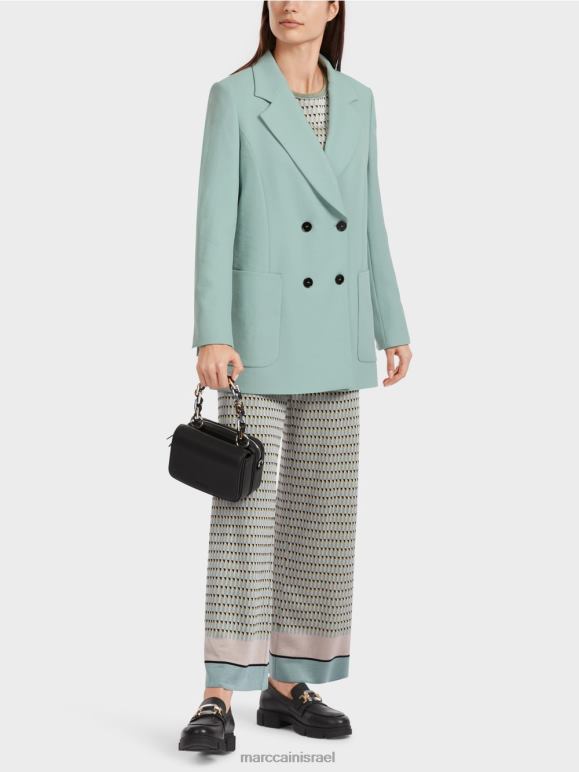 שמיים כחולים כהים Marc Cain בלייזר במראה מקומט הַלבָּשָׁה 62FRR169