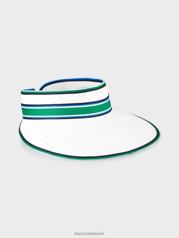 עלה בזיליקום בהיר Marc Cain מגן שמש במראה כובע קש אבזר 62FRR1710