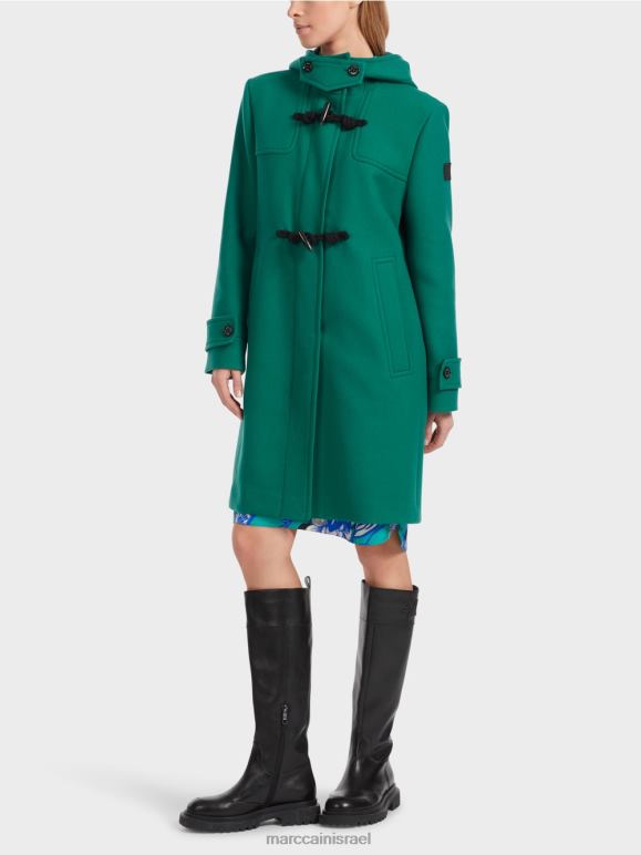 אֶקָלִיפּטוּס Marc Cain מעיל צמר עם מחברים הַלבָּשָׁה 62FRR218