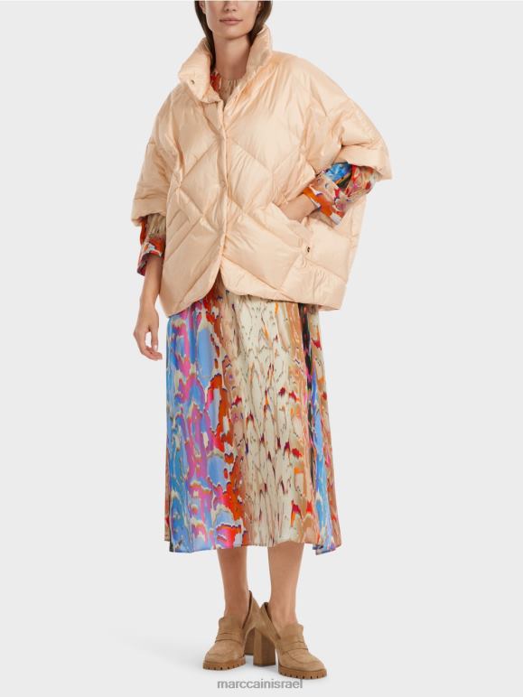 שמנת כהה Marc Cain מעיל בסגנון חזייה בצורת ביצה הַלבָּשָׁה 62FRR255