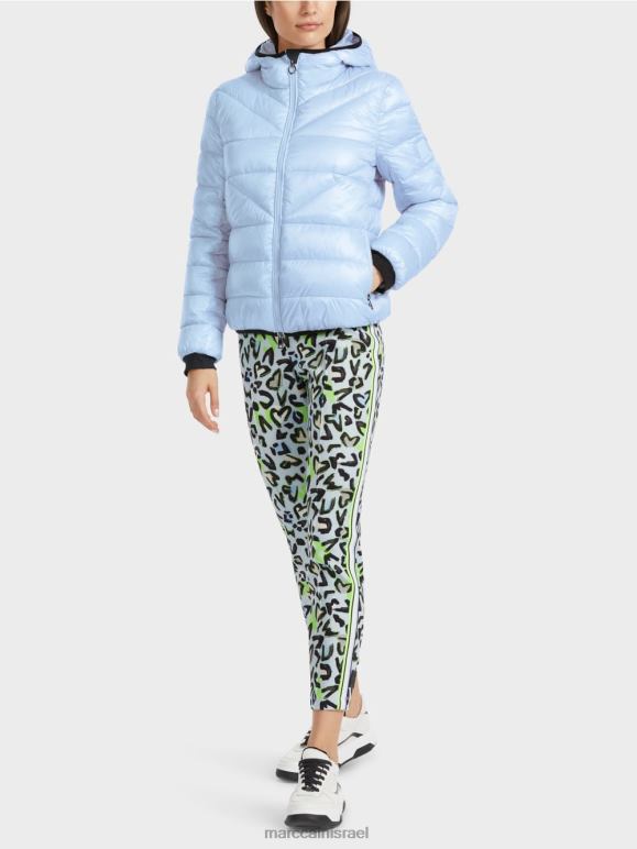 כחול אבקה רכה Marc Cain מעיל חוצות "לחשוב מחדש ביחד". הַלבָּשָׁה 62FRR257