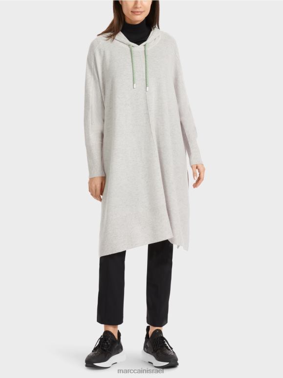 אפור כסוף Marc Cain קפוצ'ון "לחשוב מחדש ביחד". הַלבָּשָׁה 62FRR259