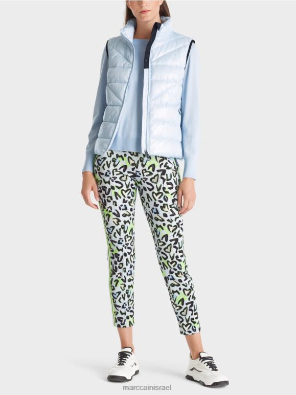 כחול אבקה רכה Marc Cain "לחשוב מחדש ביחד" חזייה מרופדת הַלבָּשָׁה 62FRR260