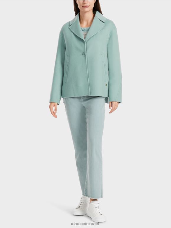 שמיים כחולים כהים Marc Cain מעיל חיצוני מצמר הַלבָּשָׁה 62FRR267