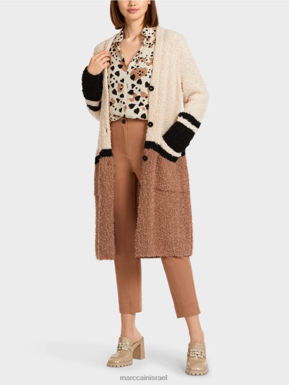 קרם Marc Cain מעיל "סרוג בגרמניה" הַלבָּשָׁה 62FRR297