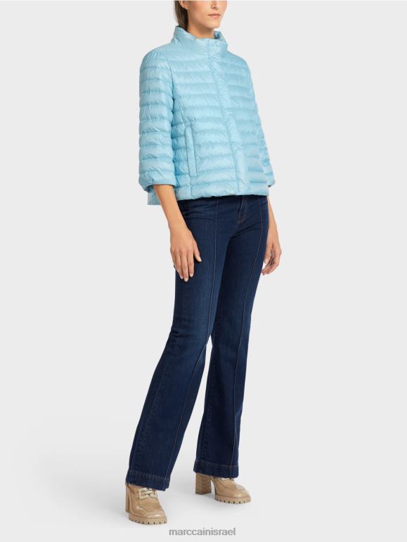 כחול אטמוספרי Marc Cain ז'קט קווילט "לחשוב מחדש ביחד". הַלבָּשָׁה 62FRR301