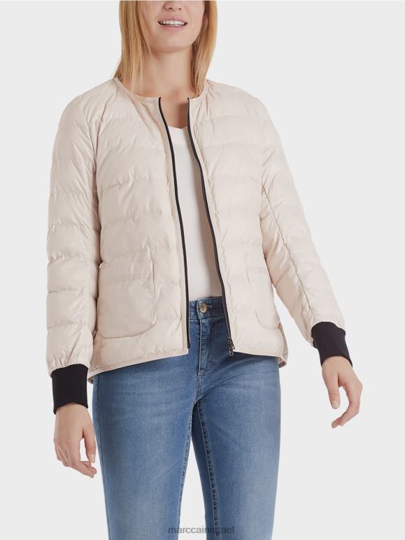 פריחת השקדיה Marc Cain מעיל חיצוני מרופד הַלבָּשָׁה 62FRR302