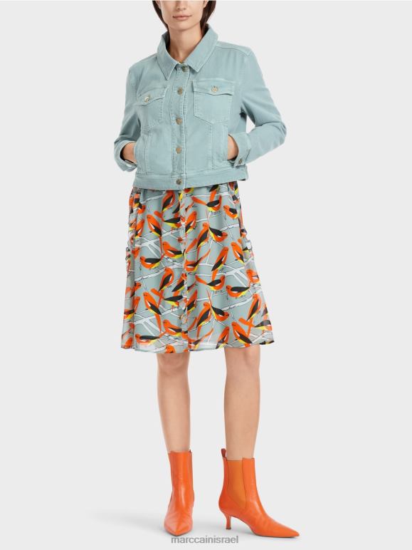 שמיים כחולים כהים Marc Cain ז'קט ג'ינס "לחשוב מחדש ביחד". הַלבָּשָׁה 62FRR345