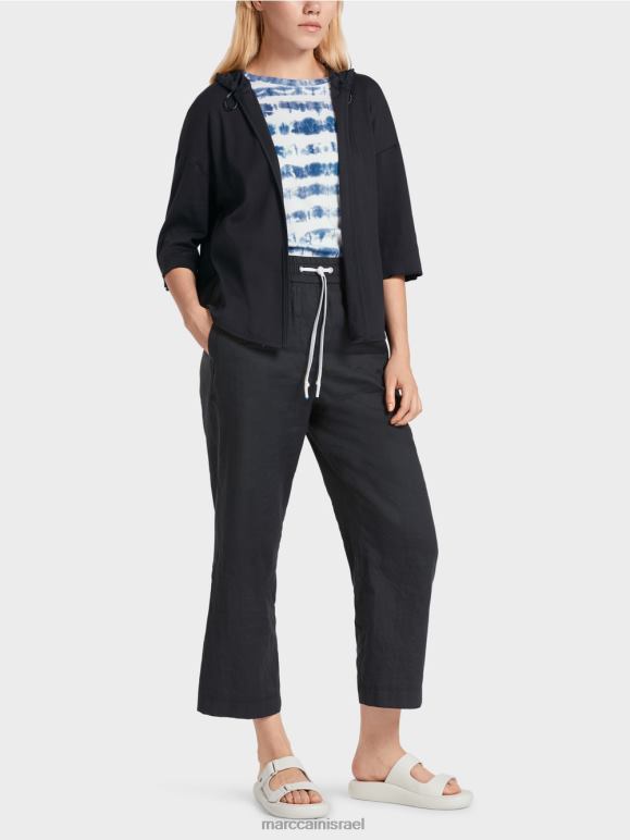 כחול חצות Marc Cain ז'קט קז'ואל עשוי מתערובת בדים הַלבָּשָׁה 62FRR363