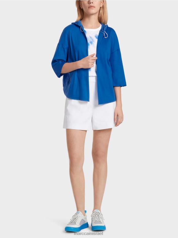 צניחה חופשית חדשה Marc Cain ז'קט קז'ואל עשוי מתערובת בדים הַלבָּשָׁה 62FRR364