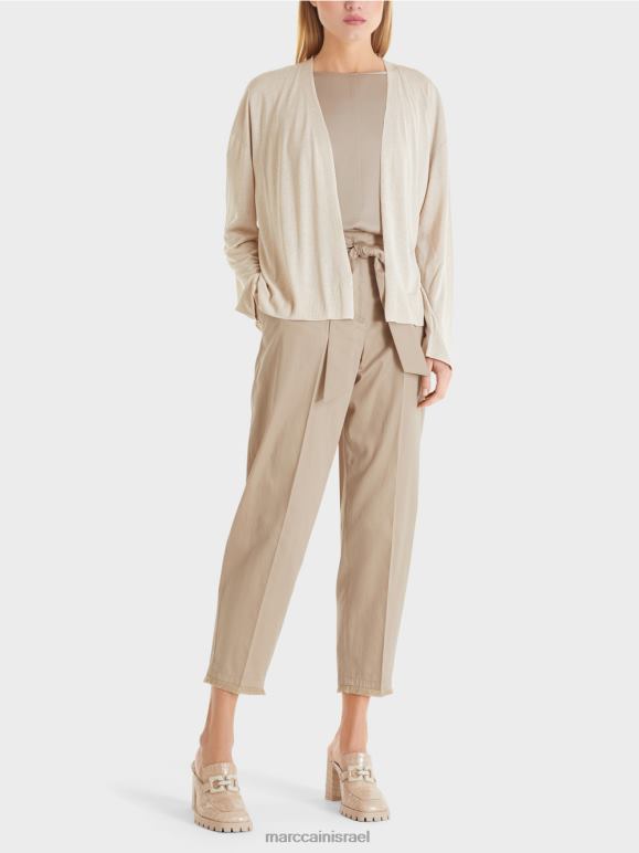 מלנג' פנינים רך Marc Cain קרדיגן עם אפקט שימר הַלבָּשָׁה 62FRR403