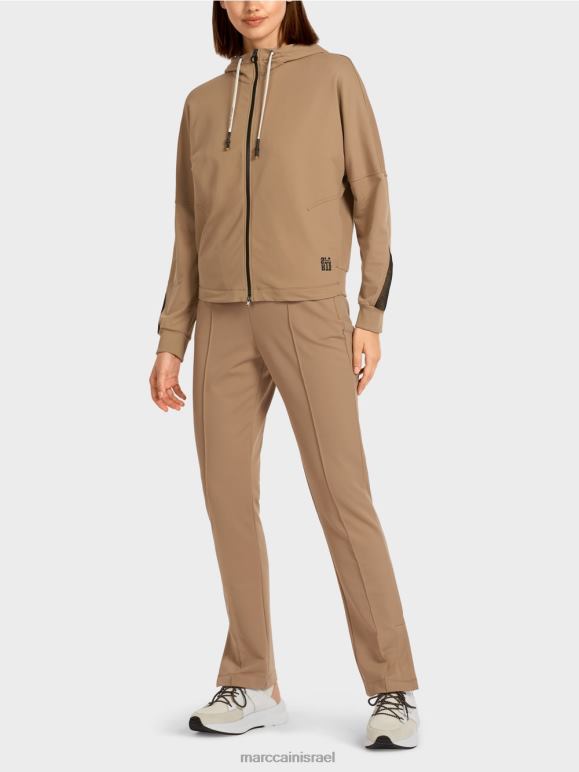 קפה קל Marc Cain ז'קט סווטשירט בצורת ביצה הַלבָּשָׁה 62FRR421