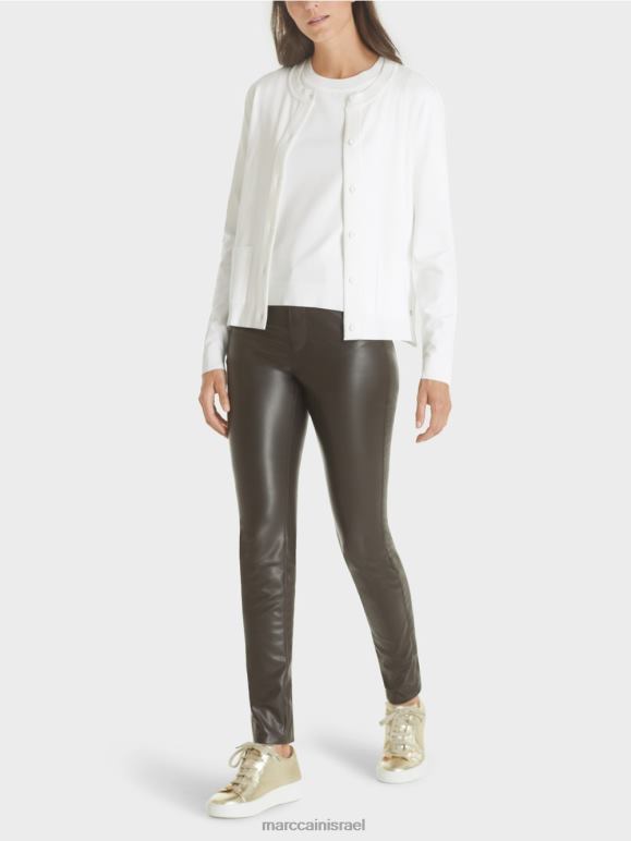 צבע קרם Marc Cain קרדיגן "לחשוב מחדש ביחד" הַלבָּשָׁה 62FRR452