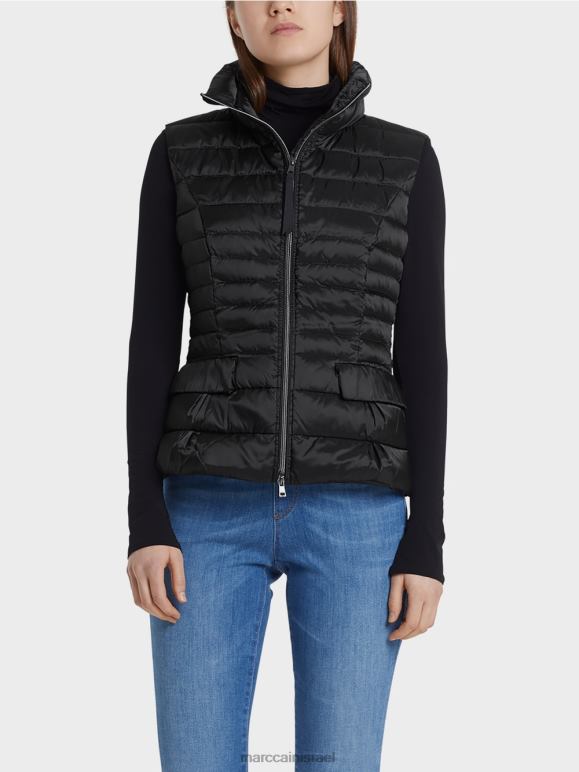 שָׁחוֹר Marc Cain חזייה מרופדת עם בטנת פוך הַלבָּשָׁה 62FRR454