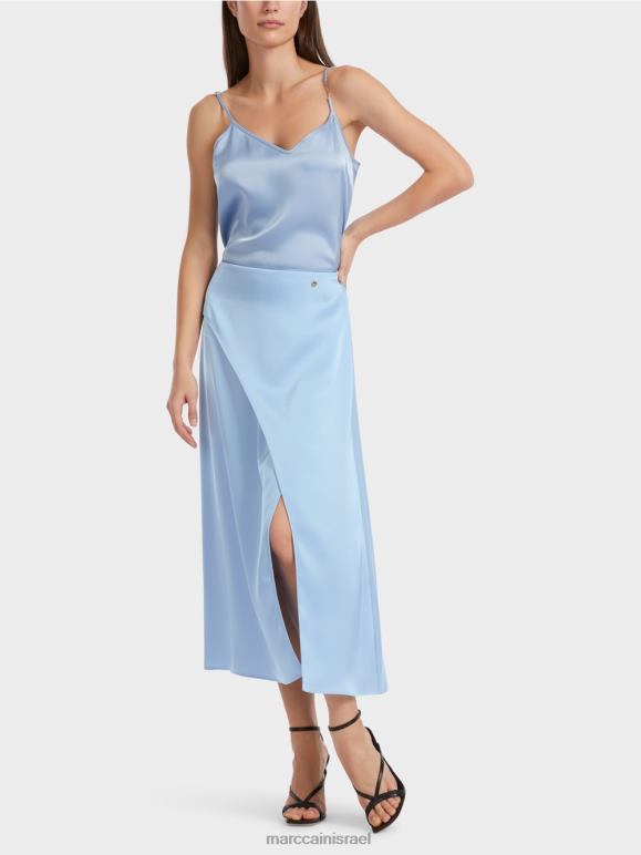 שמי קיץ כהים Marc Cain חצאית עם אפקט מעטפת הַלבָּשָׁה 62FRR467