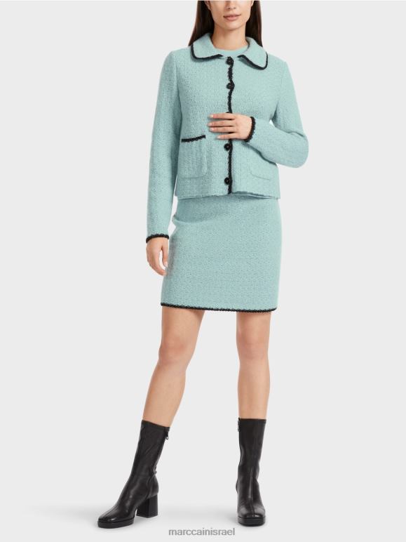 שמיים כחולים כהים Marc Cain חצאית מיני סרוגה בגרמניה הַלבָּשָׁה 62FRR471