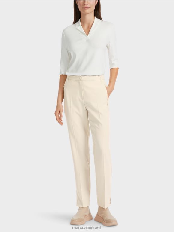 סלע ירח רך Marc Cain מכנסיים פושונים עם חריצים בצד הַלבָּשָׁה 62FRR559