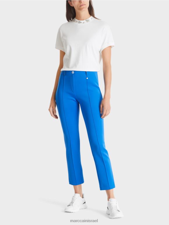 צניחה חופשית חדשה Marc Cain מכנסי סידני עם קמטים הַלבָּשָׁה 62FRR571