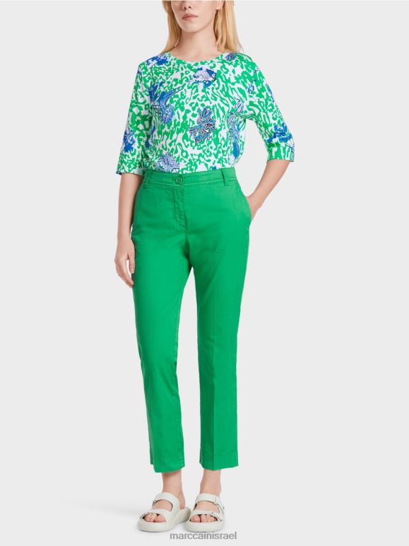 עלה בזיליקום בהיר Marc Cain מכנסיים ספורטיביים "לחשוב מחדש". הַלבָּשָׁה 62FRR601