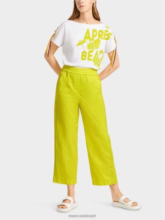 ליים קל Marc Cain מכנסיים ספורטיביים עם פסי רשת הַלבָּשָׁה 62FRR628