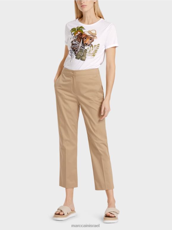 חול עמוק Marc Cain מכנסיים בסגנון צ'ינו הַלבָּשָׁה 62FRR635