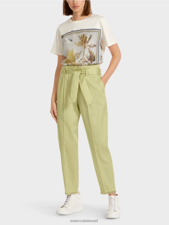 נשימה רכה Marc Cain מכנסיים בסגנון שקית נייר הַלבָּשָׁה 62FRR688