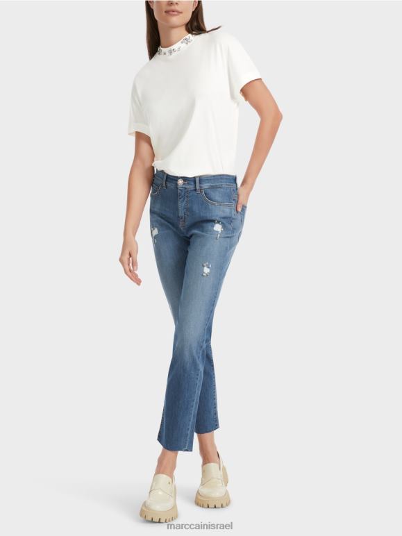 בָּצִיר Marc Cain ג'ינס בסיסי סיקר קלאסי הַלבָּשָׁה 62FRR755