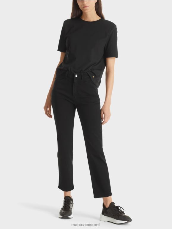 שָׁחוֹר Marc Cain ג'ינס ריאד "לחשוב מחדש ביחד". הַלבָּשָׁה 62FRR770