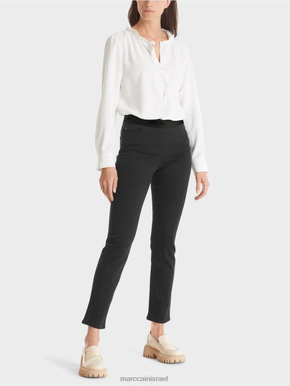 שָׁחוֹר Marc Cain ג'ינס של סיינה "לחשוב מחדש ביחד". הַלבָּשָׁה 62FRR774