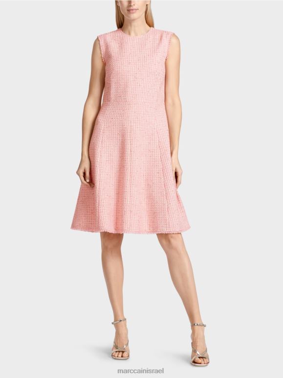 ורוד רך Marc Cain שמלה ללא שרוולים עם חצאית פאנל הַלבָּשָׁה 62FRR79