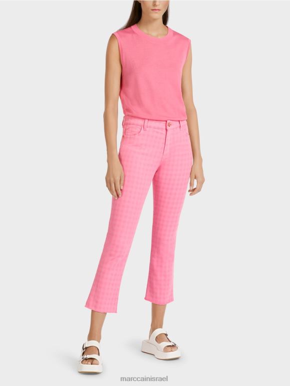 ורוד בהיר Marc Cain ג'ינס צבעוני "לחשוב מחדש ביחד". הַלבָּשָׁה 62FRR806