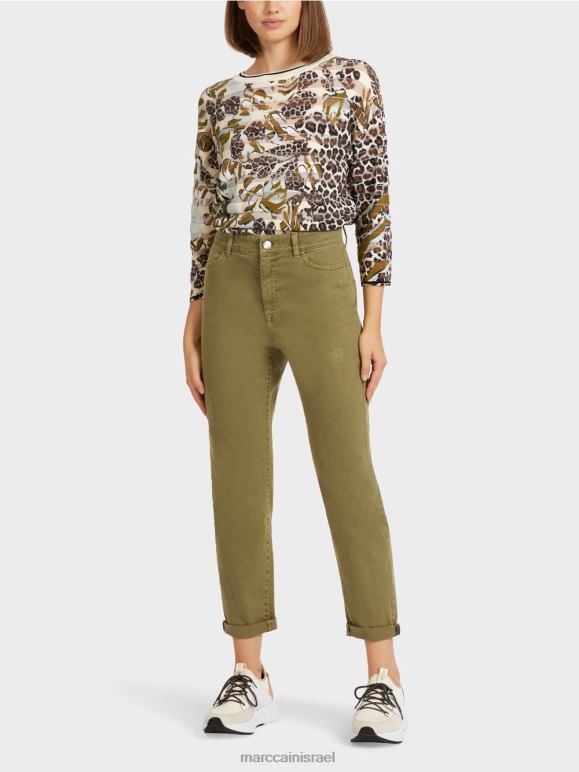 אוליב צהוב Marc Cain ג'ינס "לחשוב מחדש ביחד". הַלבָּשָׁה 62FRR809