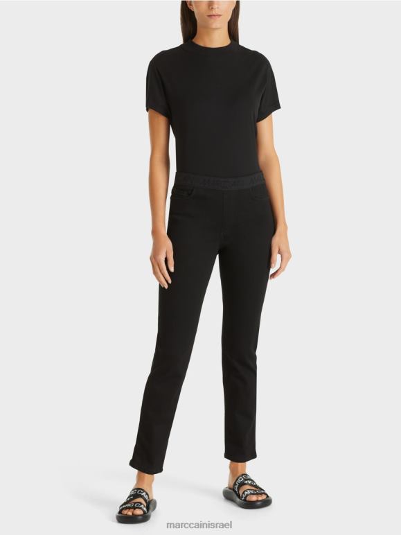 שָׁחוֹר Marc Cain ג'ינס של סיינה "לחשוב מחדש ביחד". הַלבָּשָׁה 62FRR816