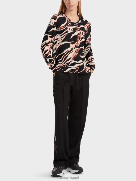 קמפרי Marc Cain חולצה עם הדפס על הכל הַלבָּשָׁה 62FRR849